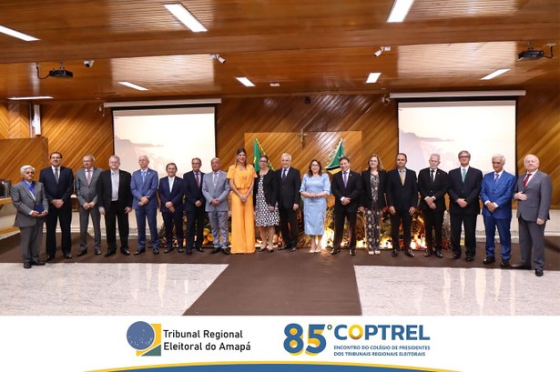 O Tribunal Regional Eleitoral de Mato Grosso está presente no 85° Encontro do Colégio de Preside...