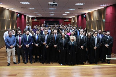 Visita guiada de estudantes de Direito da Fasipe Cuiabá