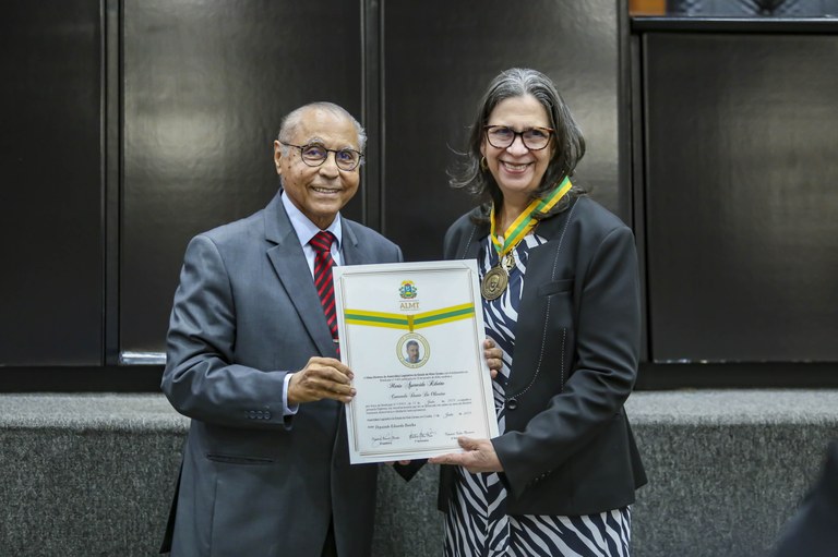 A presidente do Tribunal Regional Eleitoral de Mato Grosso (TRE-MT), desembargadora Maria Aparec...