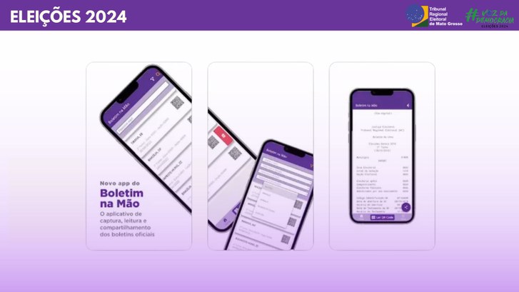 TRE-MT APLICATIVO BOLETIM NA MAO