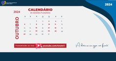 TRE-MT CALENDARIO DE SESSÕES DE OUTUBRO DE 2024