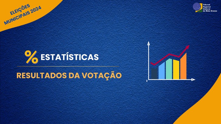 TRE-MT ESTATISTICAS DOS RESULTADOS DA VOTACAO - ELEICOES 2024