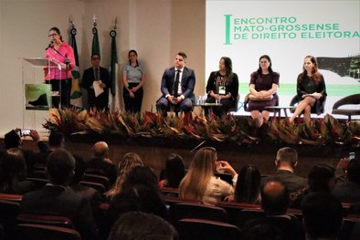 TRE-MT I ENCONTRO DE DIREITO ELEITORAL - DESEMBARGADORA