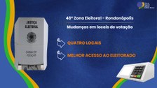 TRE-MT MUDANCA EM LOCAIS DE VOTACAO DE RONDONOPOLIS