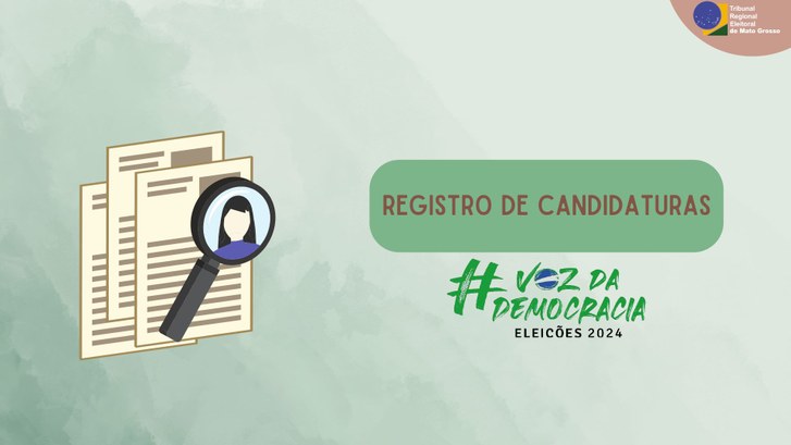 TRE-MT NUMERO DE CANDIDATURAS DE 2024