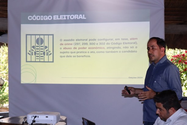 TRE-MT PALESTRA DE ASSEDIO ELEITORAL EM SAO FELIX DO ARAGUAIA