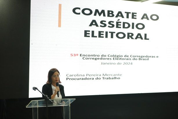 TRE-MT PALESTRA DE COMBATE AO ASSÉDIO ELEITORAL