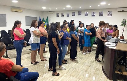 Treinamento de mesários da 48ª Zona Eleitoral, de Cotriguaçu