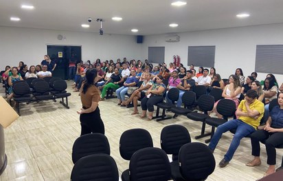 Treinamento de mesários da 48ª Zona Eleitoral, de Cotriguaçu